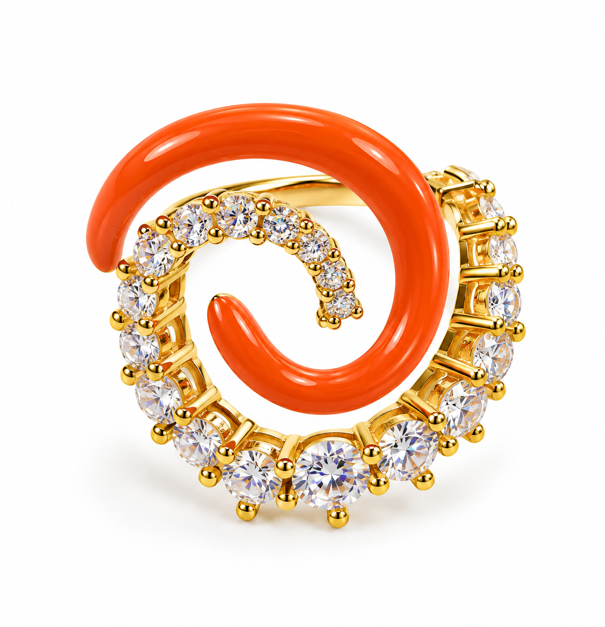 Circle Orange Ring