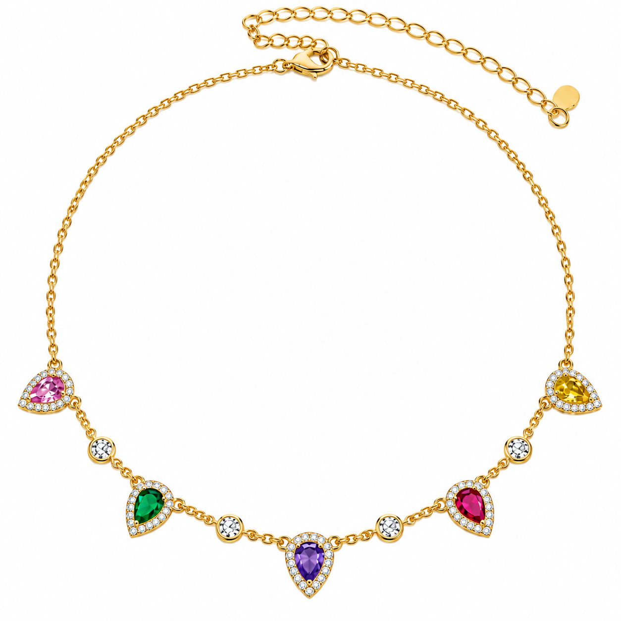 Rainbow choker