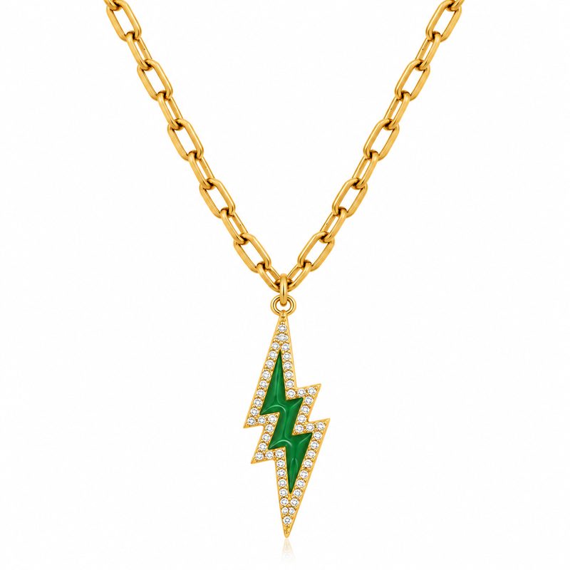 Thunder Green Necklace