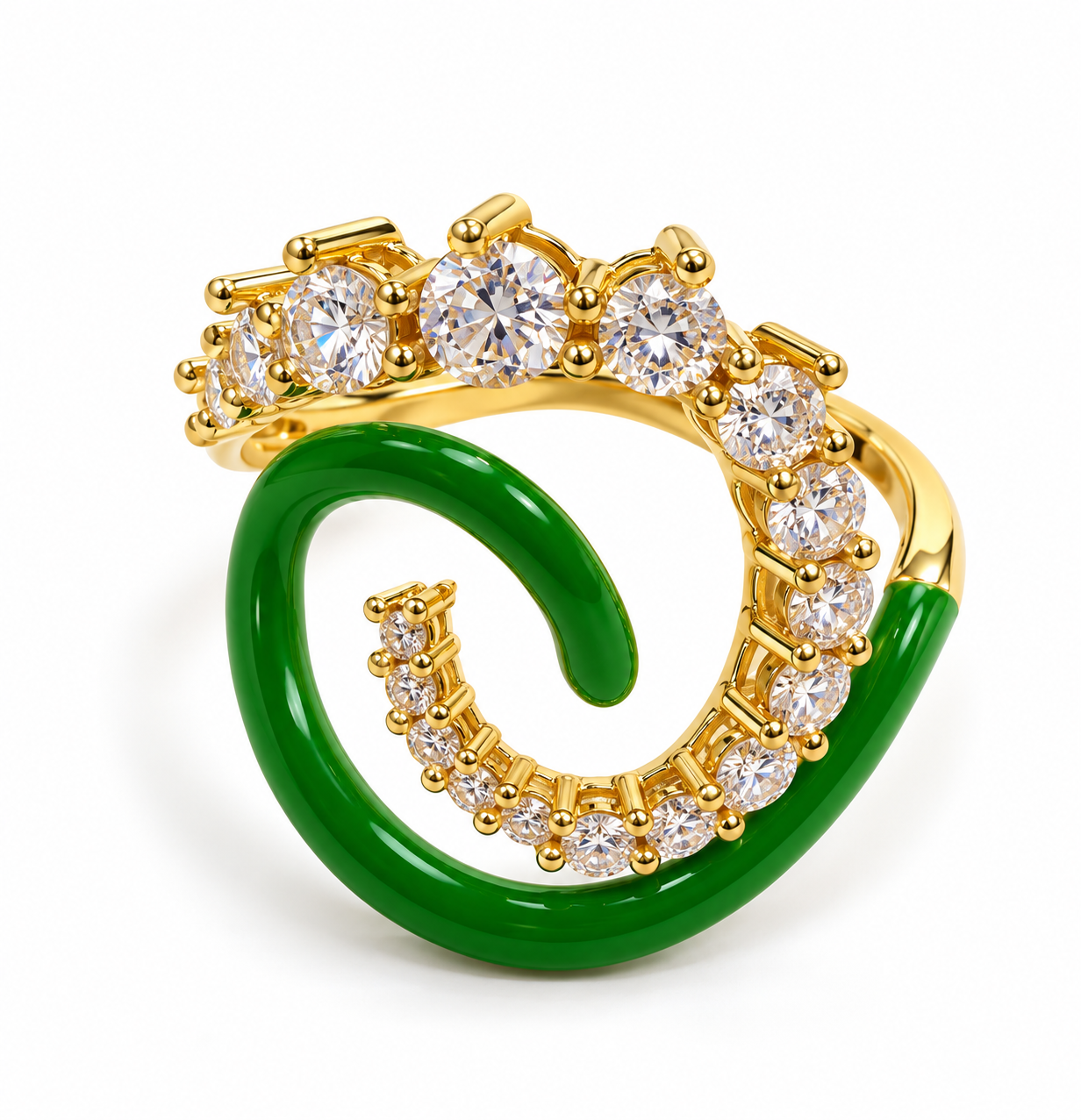 Circle Green Ring