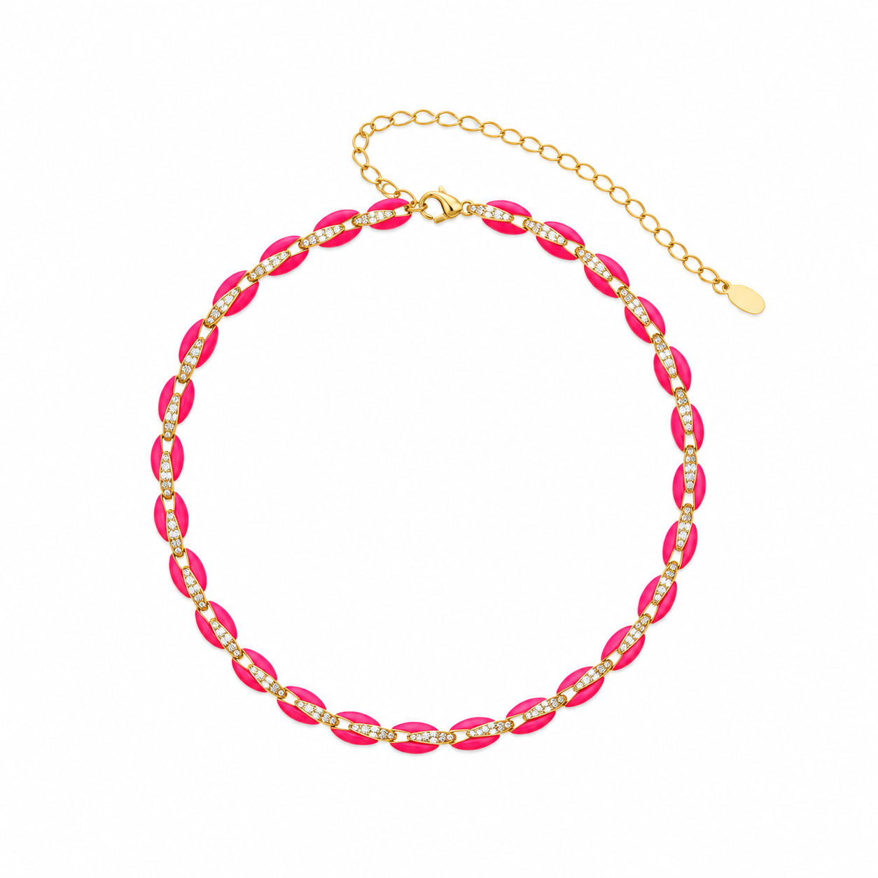 Kay Fuchsia Choker